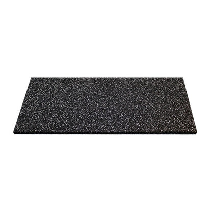 GymGear | 20mm Black Rubber Tile with Grey Fleck (1m x 0.5m)