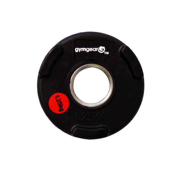 GymGear | Rubber Olympic Plate (with Tri-Grips)