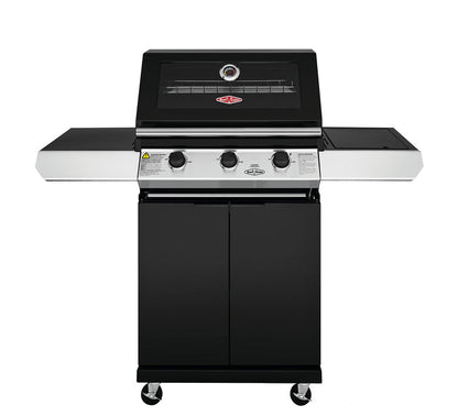 BeefEater 1200E 3 Burner BBQ & Side Burner Trolley