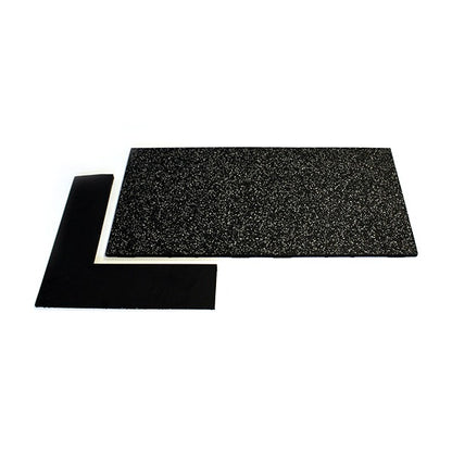 GymGear | 30mm Black Rubber Tile with Grey Fleck (1m x 0.5m)