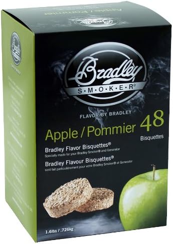 Bradley Smoker Apple Bisquettes 48 Pack