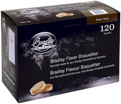 Bradley Smoker Pecan Bisquettes 120 Pack