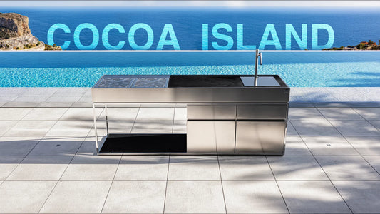 Fesfoc Cocoa Island Coal BBQ Outdoor Kitchen