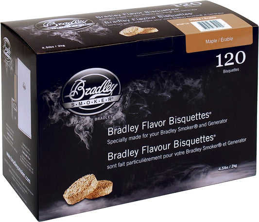 Bradley Smoker Maple Bisquettes 120 pack