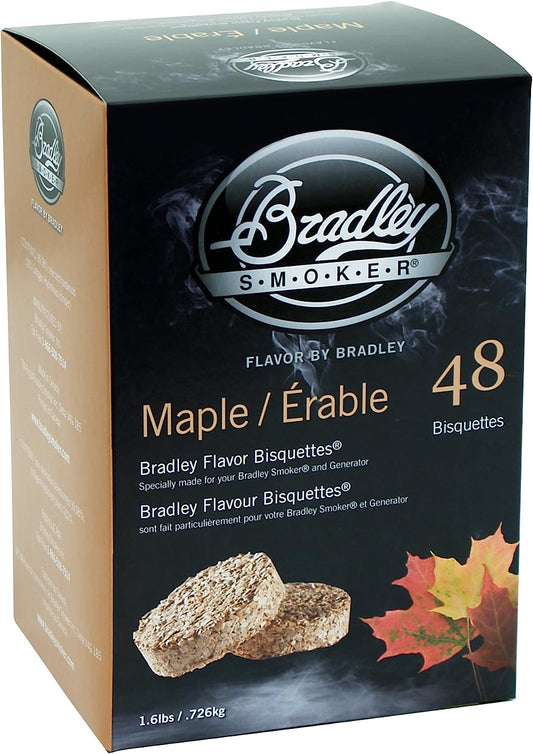 Bradley Smoker Maple Bisquettes 48 pack