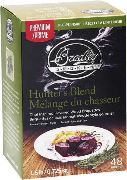 Bradley Smoker Hunters Blend Bisquettes 48 Pack