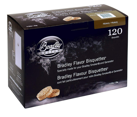 Bradley Smoker Hickory Bisquettes 120 pack