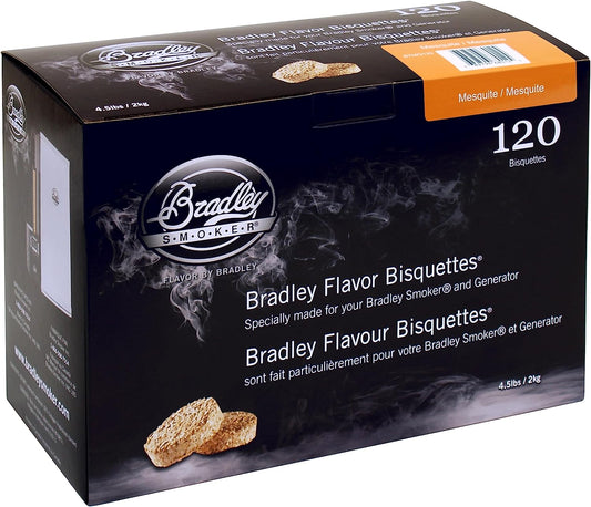 Bradley Smoker Mesquite Bisquettes 120 pack