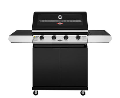 BeefEater 1200E 4 Burner BBQ & Side Burner Trolley