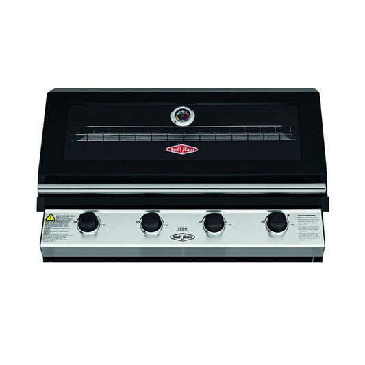 BeefEater 1200E Black Enamel Series 4 Burner Built-In BBQ