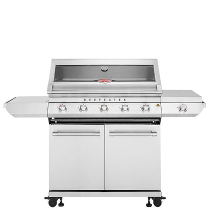 BeefEater 7000 Series Classic 5 Burner BBQ & Side Burner Trolley