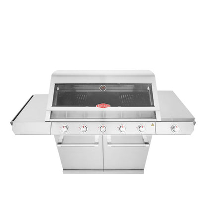 BeefEater 7000 Series Classic 5 Burner BBQ & Side Burner Trolley