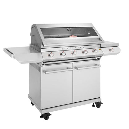 BeefEater 7000 Series Classic 5 Burner BBQ & Side Burner Trolley