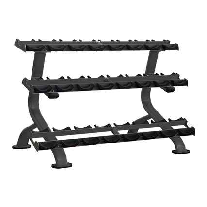 GymGear | Elite Series 3 Tier / 12 Pair Dumbbell Rack