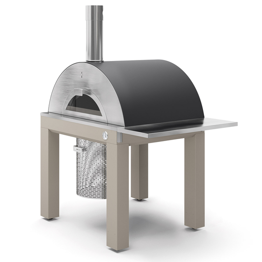 Fontana Riviera Wood Pizza Oven Including Trolley