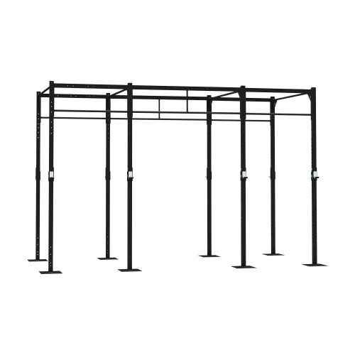 GymGear | 4 Station Squat Rack + 2 Extensions (Free Standing)