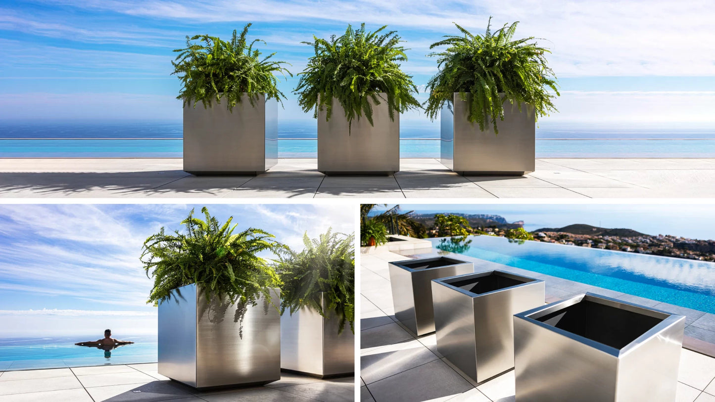 Fesfoc Kubik Outdoor Planters - 43 cm Tall