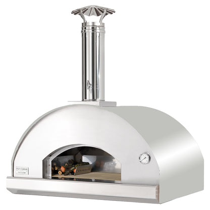 Fontana Mangiafuoco Stainless Steel Build In Wood Pizza Oven