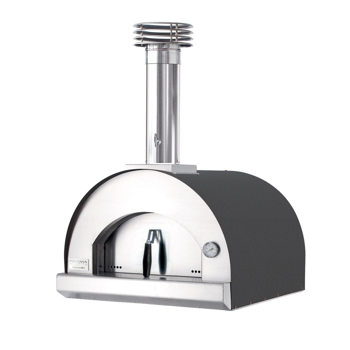 Fontana Margherita Anthracite Built-In Wood Pizza Oven