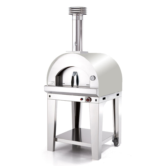 Fontana Margherita Stainless Steel Gas Pizza Oven Including Trolley