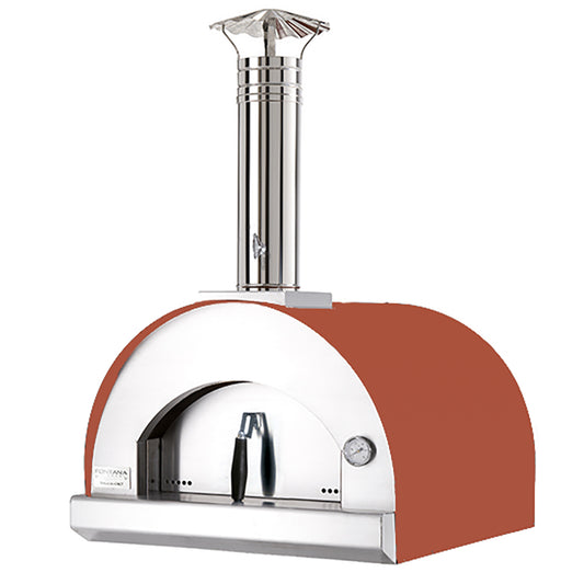 Fontana Margherita Rosso Built-In Wood Pizza Oven