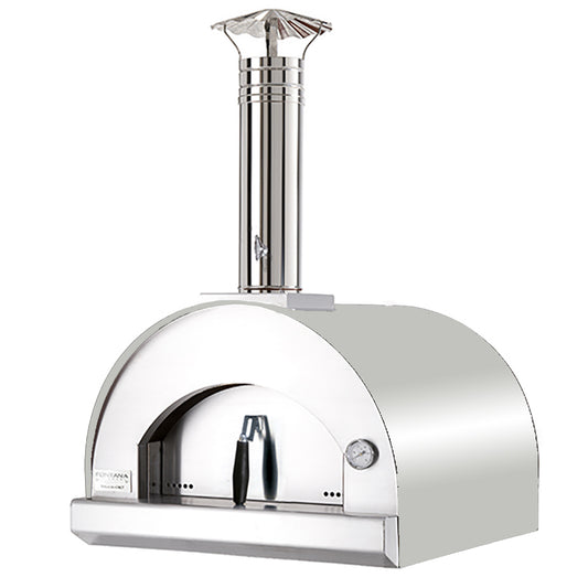 Fontana Margherita Stainless Steel Built-In Wood Pizza Oven