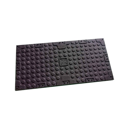 GymGear | 40mm Black Rubber Tile with Grey Fleck (1m x 0.5m)