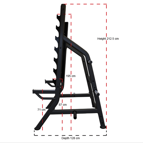 GymGear | Pro Series Commercial Squat Rack