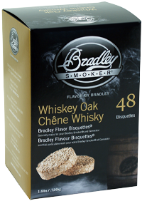 Bradley Smoker Whiskey Oak Bisquettes 48 pack