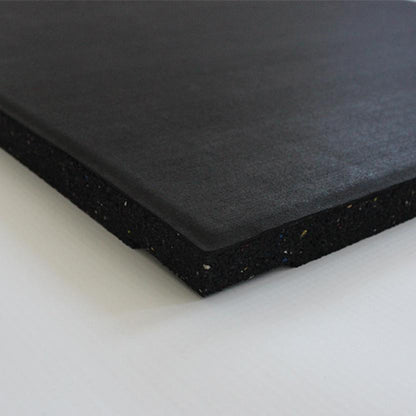 GymGear | 20mm Black Rubber Tile (1m x 0.5m)