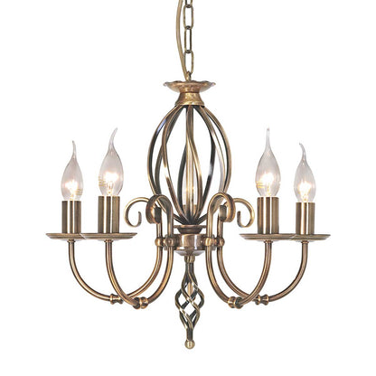 Elstead | Artisan 5 Light Chandelier