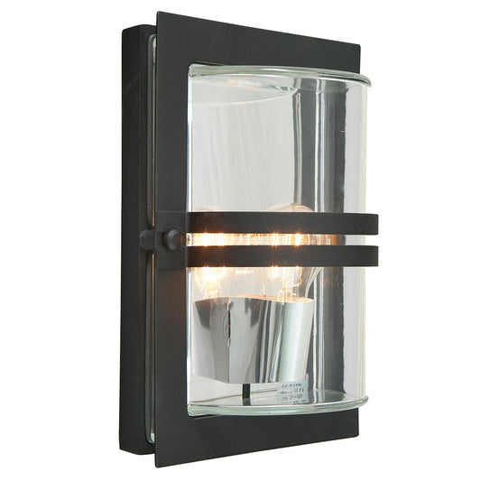 Norlys | Basel 1 Light Wall Lantern with Clear Glass