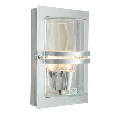 Norlys | Basel 1 Light Wall Lantern with Clear Glass