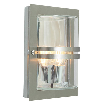 Norlys | Basel 1 Light Wall Lantern with Clear Glass