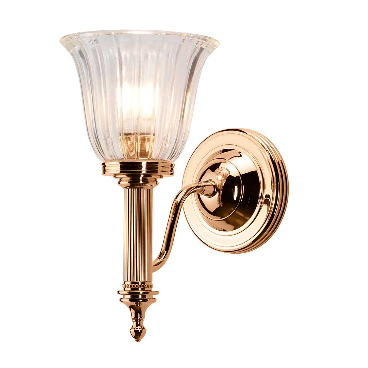 Elstead | Carroll 1 Light Short Wall Light - Rose Gold