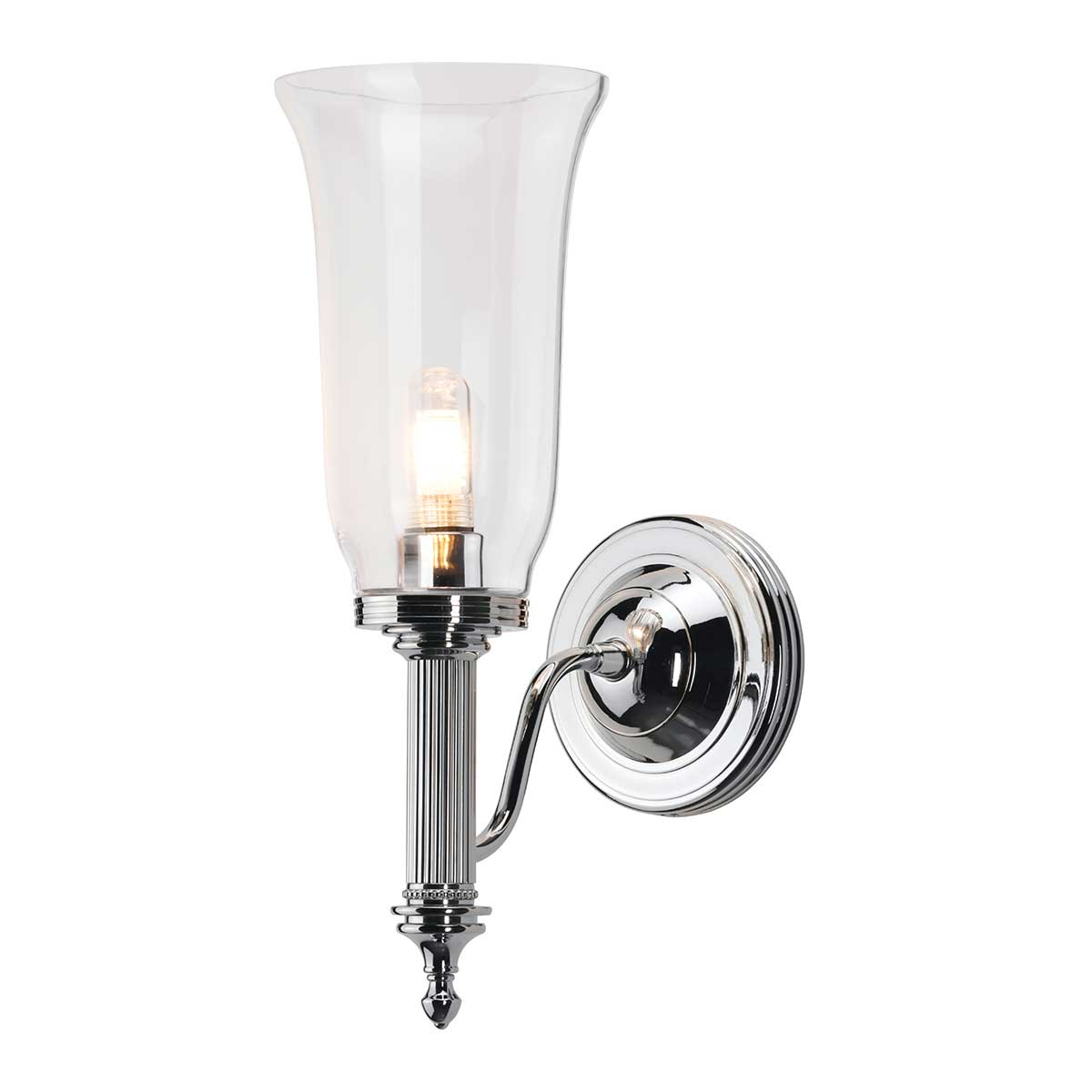 Elstead | Carroll 1 Light Wall Light - Polished Chrome