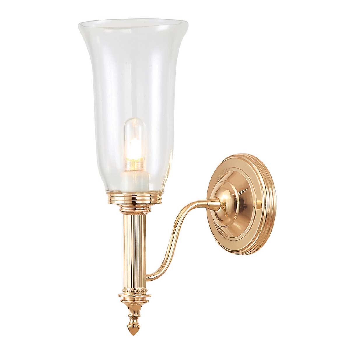 Elstead | Carroll 1 Light Tall Wall Light - Rose Gold