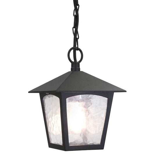 Elstead  |York 1 Light Porch Chain Lantern