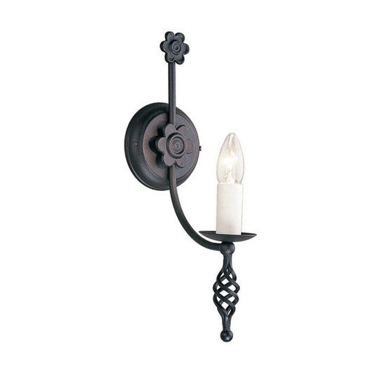 Elstead | Belfry 1 Light Wall Light Black