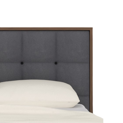 Twenty10 Design | Calla Beds in Walnut/Grey