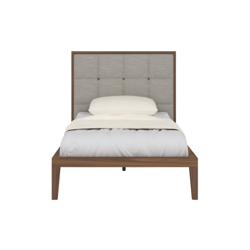 Twenty10 Design | Calla Beds in Walnut/Natural