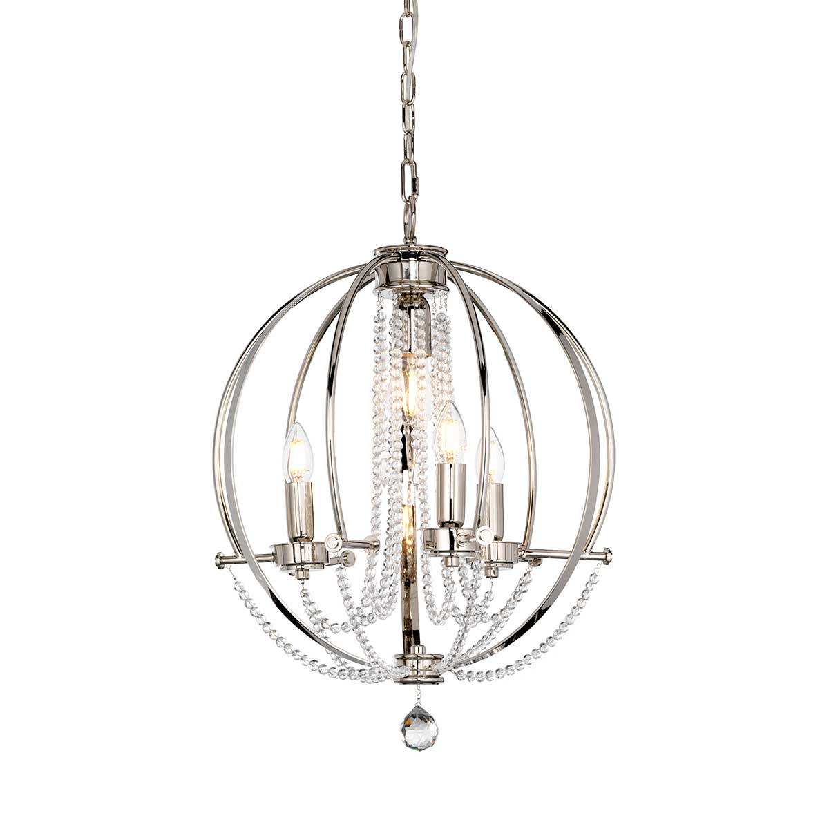 Elstead | Cassie 4 Light Chandelier