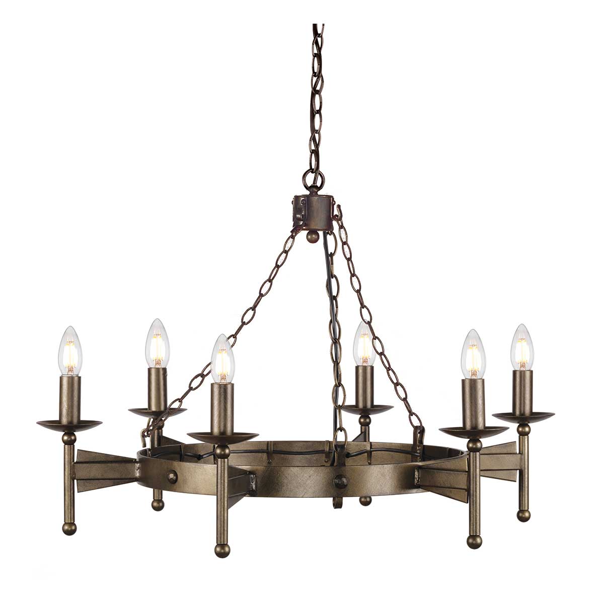 Elstead | Cromwell 6 Light Chandelier