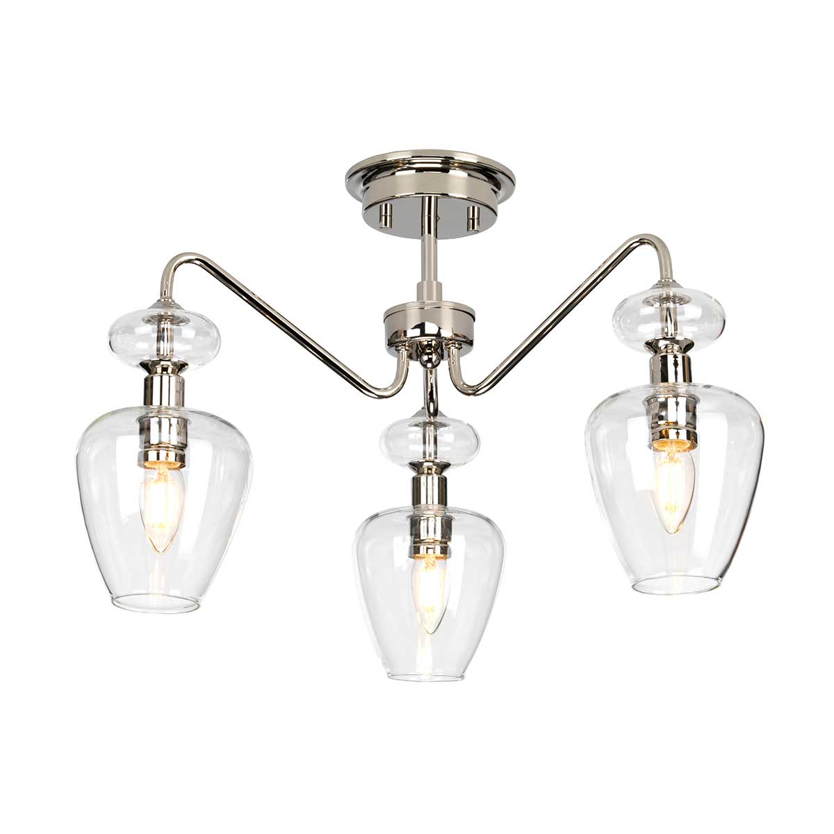 Elstead | Armand 3 Light Semi Flush