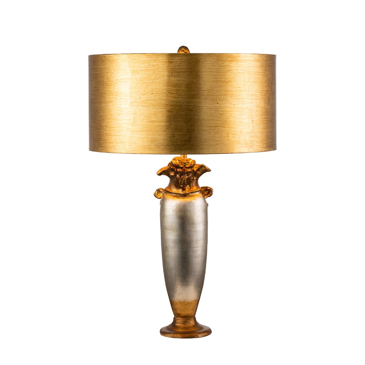 Flambeau | Bienville 1 Light Table Lamp – Silver/Gold