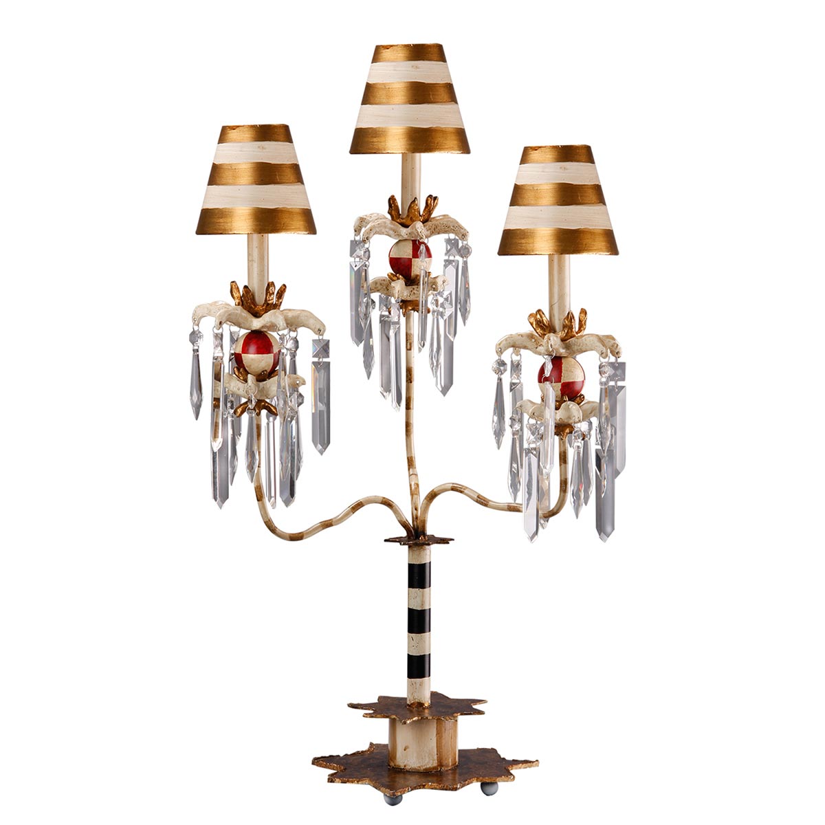 Flambeau | Birdland 3 Arm Table Lamp