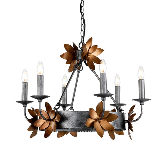 Flambeau | Simone 6 Light Chandelier