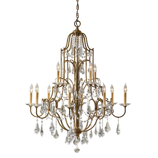 Feiss | Valentina 12 Light Mu Lighti-Tier Chandelier