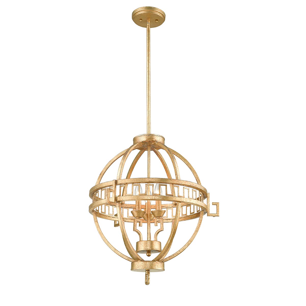 Gilded Nola | Lemuria 3 Light Globe Pendant