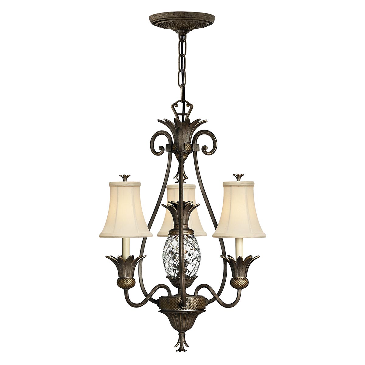 Hinkely | Plantation 3 Light Chandelier